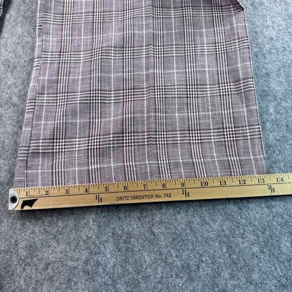 Anthropologie Maeve Women's 12 Pleated Plaid Trousers - Picture 5 of 8